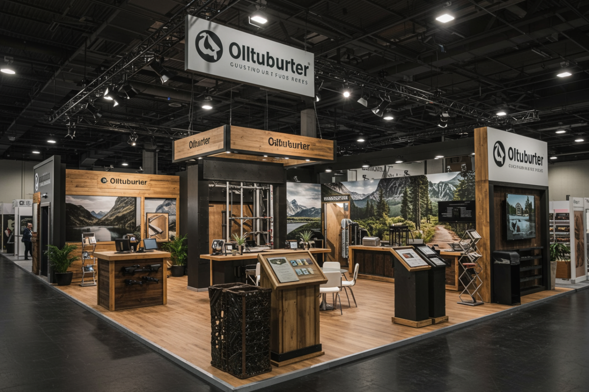 Thermacell trade show island exhibit at IBS Las Vegas